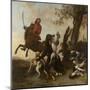 Bear Hunt-Paulus Potter-Mounted Art Print