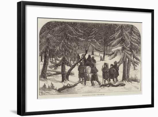 Bear-Hunting in Russia-null-Framed Giclee Print