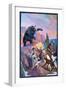 Bear Hunting Scene-Lantern Press-Framed Art Print