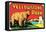 Bear in Yellowstone Park-null-Framed Stretched Canvas