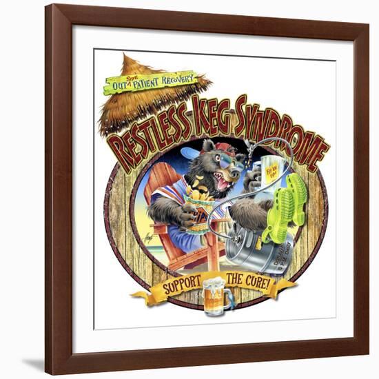 Bear Keg Syndrome-James Mazzotta-Framed Giclee Print