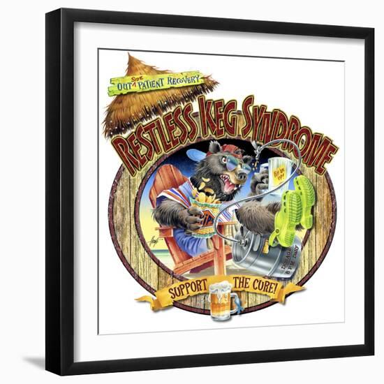 Bear Keg Syndrome-James Mazzotta-Framed Giclee Print