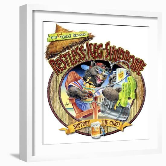 Bear Keg Syndrome-James Mazzotta-Framed Giclee Print