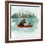 Bear Lake I-Victoria Barnes-Framed Art Print