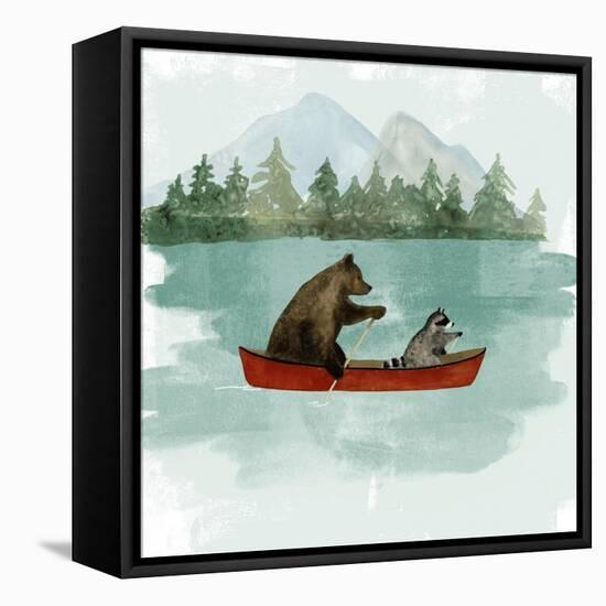 Bear Lake I-Victoria Barnes-Framed Stretched Canvas