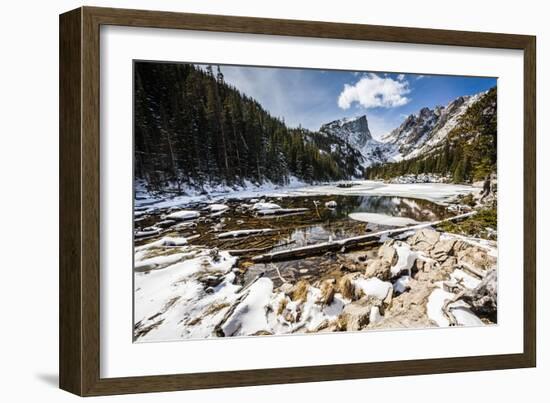 Bear Lake in Winter-Michael Nolan-Framed Photographic Print