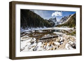 Bear Lake in Winter-Michael Nolan-Framed Photographic Print