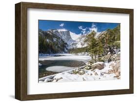 Bear Lake in Winter-Michael Nolan-Framed Photographic Print