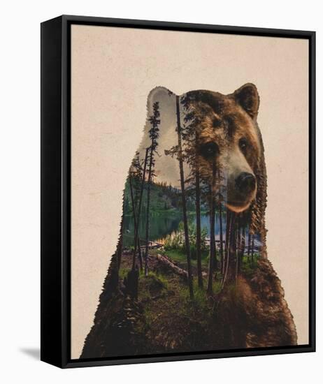 Bear Lake-Davies Babies-Framed Stretched Canvas