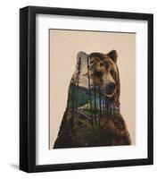 Bear Lake-Davies Babies-Framed Art Print