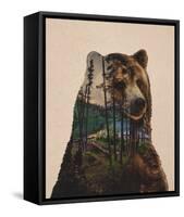 Bear Lake-Davies Babies-Framed Stretched Canvas