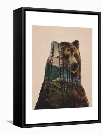 Bear Lake-Davies Babies-Framed Stretched Canvas