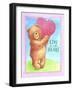 Bear Live with Heart-Melinda Hipsher-Framed Giclee Print