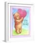 Bear Live with Heart-Melinda Hipsher-Framed Giclee Print