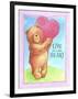 Bear Live with Heart-Melinda Hipsher-Framed Giclee Print