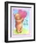 Bear Live with Heart-Melinda Hipsher-Framed Premium Giclee Print