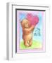 Bear Live with Heart-Melinda Hipsher-Framed Premium Giclee Print