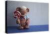 Bear Lollipop Sailor-null-Stretched Canvas