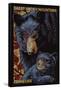 Bear Mosaic - Great Smoky Mountains, Tennesse-Lantern Press-Framed Stretched Canvas