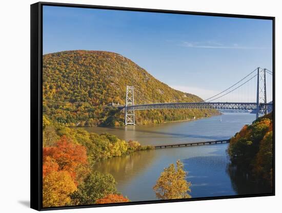 Bear Mountain Bridge spanning the Hudson River-Rudy Sulgan-Framed Stretched Canvas