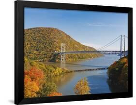 Bear Mountain Bridge spanning the Hudson River-Rudy Sulgan-Framed Photographic Print