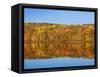 Bear Mountain State Park in autumn-Rudy Sulgan-Framed Stretched Canvas