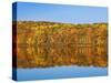 Bear Mountain State Park in autumn-Rudy Sulgan-Stretched Canvas