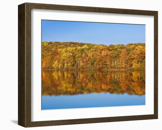 Bear Mountain State Park in autumn-Rudy Sulgan-Framed Photographic Print