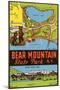 Bear Mountain State Park - Vintage Window Decal-Lantern Press-Mounted Art Print
