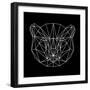 Bear Polygon-Lisa Kroll-Framed Premium Giclee Print