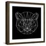 Bear Polygon-Lisa Kroll-Framed Premium Giclee Print