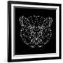 Bear Polygon-Lisa Kroll-Framed Art Print