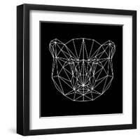 Bear Polygon-Lisa Kroll-Framed Art Print