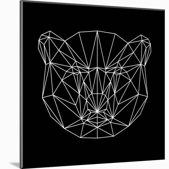 Bear Polygon-Lisa Kroll-Mounted Art Print