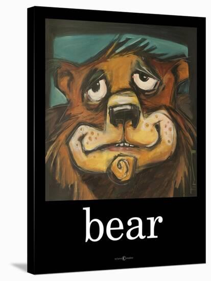 Bear Poster-Tim Nyberg-Stretched Canvas