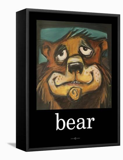 Bear Poster-Tim Nyberg-Framed Stretched Canvas