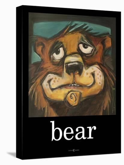 Bear Poster-Tim Nyberg-Stretched Canvas