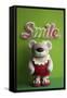 Bear Red Bathingsuit Smile-null-Framed Stretched Canvas