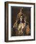 Bear's Belly-Arikara 1908-Edward S. Curtis-Framed Premium Giclee Print