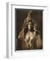 Bear's Belly-Arikara 1908-Edward S. Curtis-Framed Premium Giclee Print