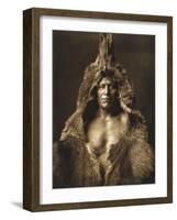 Bear's Belly-Arikara 1908-Edward S. Curtis-Framed Giclee Print