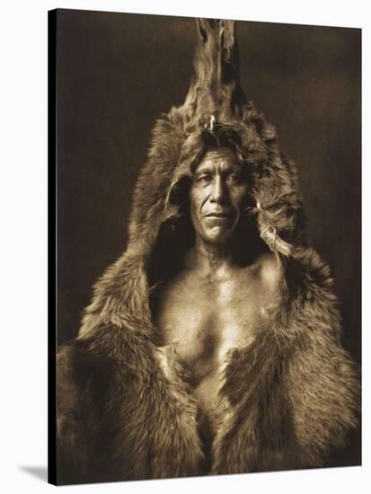 Bear's Belly-Arikara 1908-Edward S. Curtis-Stretched Canvas