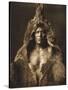 Bear's Belly-Arikara 1908-Edward S. Curtis-Stretched Canvas