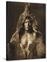 Bear's Belly-Arikara 1908-Edward S. Curtis-Stretched Canvas