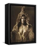 Bear's Belly-Arikara 1908-Edward S. Curtis-Framed Stretched Canvas