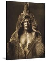 Bear's Belly-Arikara 1908-Edward S. Curtis-Stretched Canvas