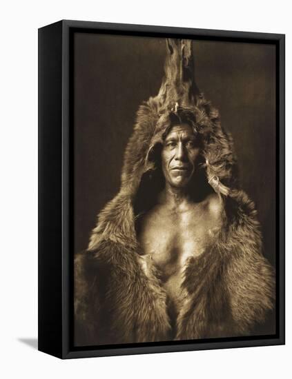 Bear's Belly-Arikara 1908-Edward S. Curtis-Framed Stretched Canvas