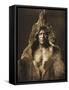 Bear's Belly-Arikara 1908-Edward S. Curtis-Framed Stretched Canvas