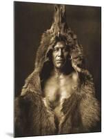 Bear's Belly-Arikara 1908-Edward S. Curtis-Mounted Giclee Print