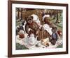 Bear's Picnic-Janet Kruskamp-Framed Art Print